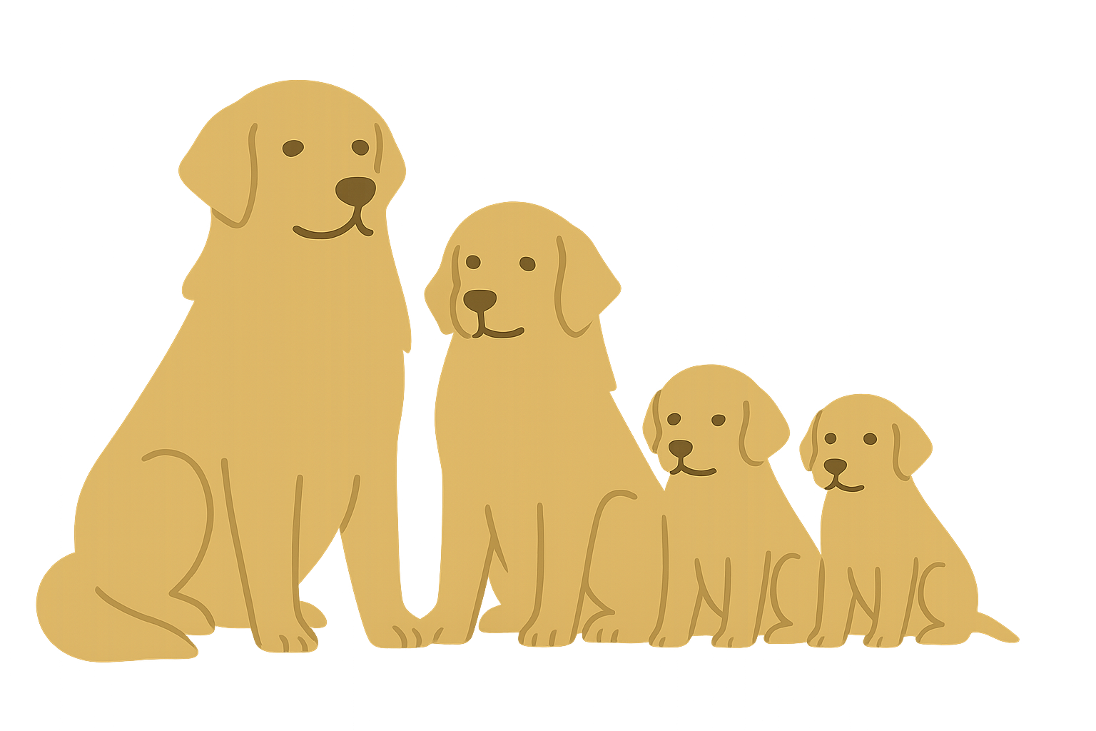golden-retriever-family